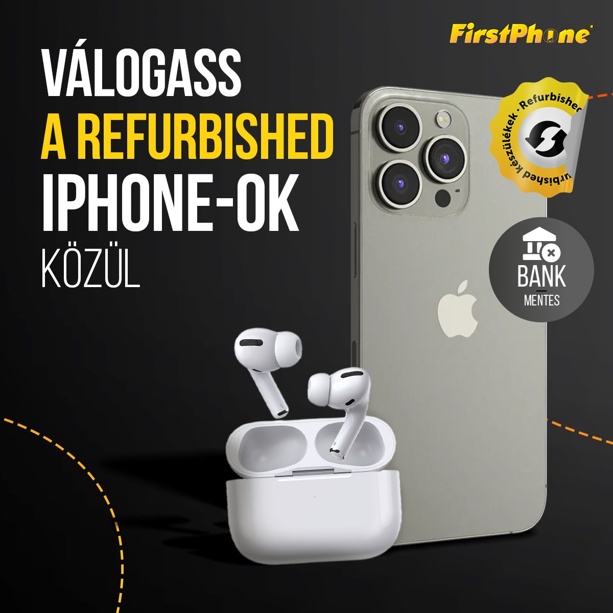 Alege dintre iPhone-urile REFURBISHED!