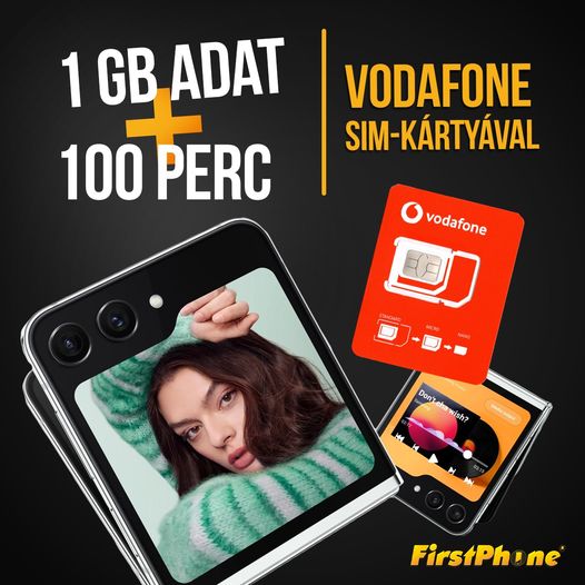 Cartelă SIM Vodafone cadou, cu 1GB de date și 100 de minute!