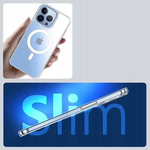 Apple iPhone 14 Pro Tech Protect Flexair hybrid magsafe husă spate (Transparent)