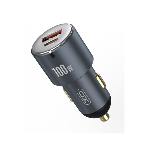 XO CC47 auto încărcător rapid (PD + QC încărcare), gri