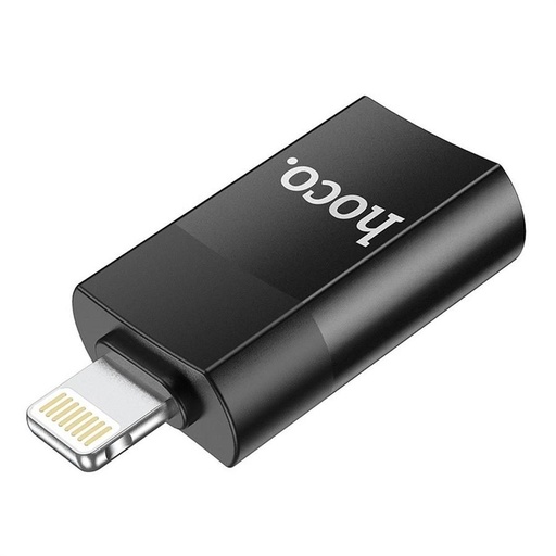 Hoco UA17 adaptor (USB, lightning) OTG adaptor De la lightning USB-A-ra, negru