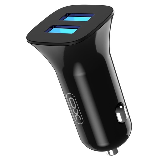 XO CC31 auto încărcător (2xUSB port), negru