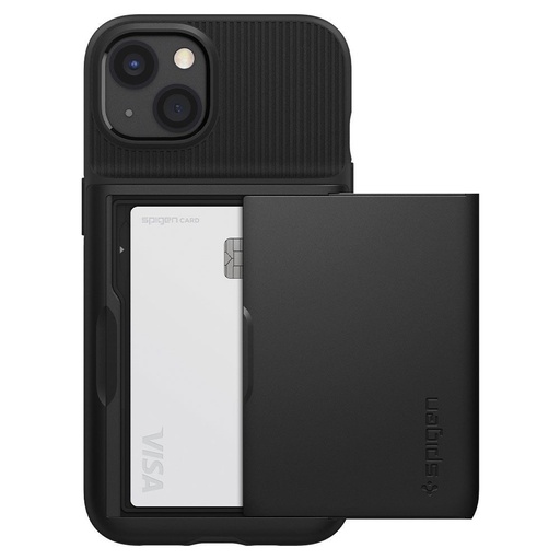 Apple iPhone 13 Spigen slim armor CS anti-șoc husă spate (Negru)