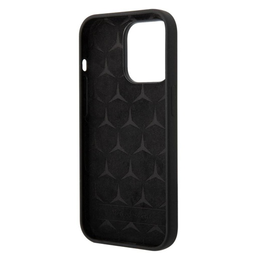 Apple iPhone 14 Pro Mercedes liquid silicone husă spate (Negru)