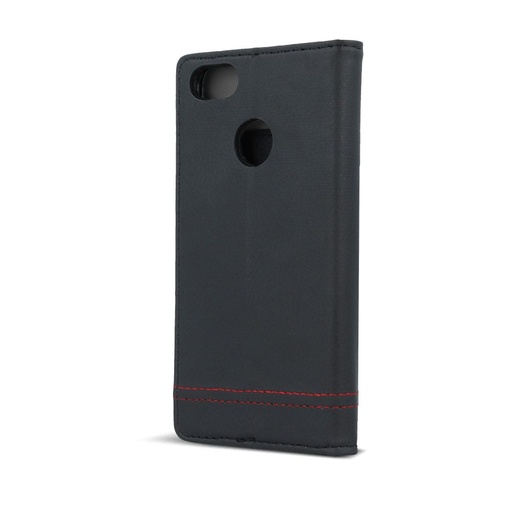 Samsung Galaxy J5 2017 smart focus magnetic husă tip carte, negru - roșu cu fir