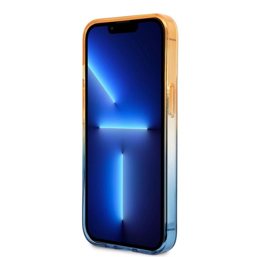 Apple iPhone 14 Pro U.S. Polo double horse bumper husă spate (Albastru) - USHCP14LUGRBR
