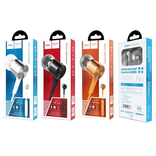 Hoco M54 headset (jack 3,5mm) cu microfon, negru
