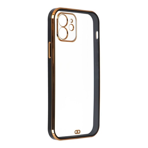 Apple iPhone 12 Forcell lux silicon husă spate (Negru)