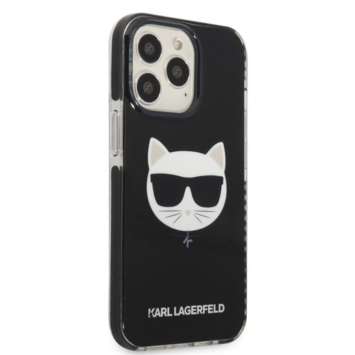 Apple iPhone 13 Pro Karl Lagerfeld TPE Choupette Head husă (Negru) – KLHCP13LTPECK