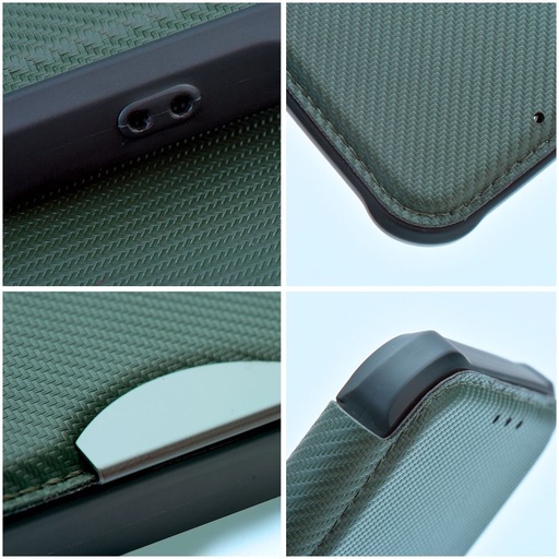 Apple iPhone 11 Razor magnetic anti-șoc husă tip carte (Verde)