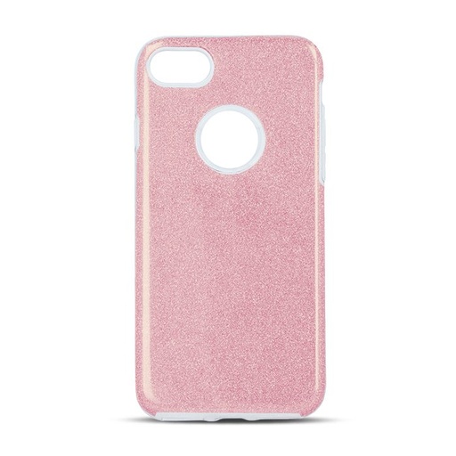 Apple iPhone 7 / iPhone 8 / iPhone SE 2020 / iPhone SE 2022 glitter 3in1 husă spate (Roz auriu)