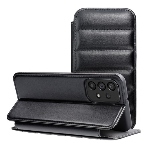 Samsung Galaxy A23 5G Puffer book husă tip carte (Negru)