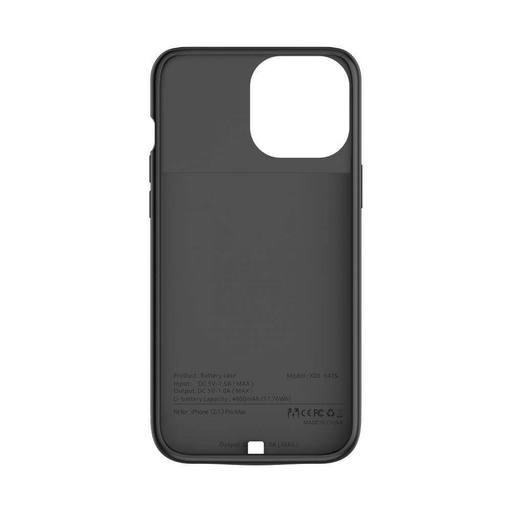 Apple iPhone 12 Pro Max / 13 Pro Max Tech protect powercase power bank husă spate (Negru)