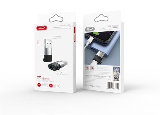 XO NB149-E USB-C–USB 2.0 adaptor adapter (Negru)