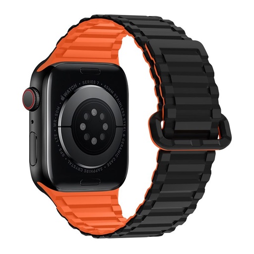 Apple Watch 38 / 40 / 41 mm Hoco WA06 flexibil magnetic silicon curea negru