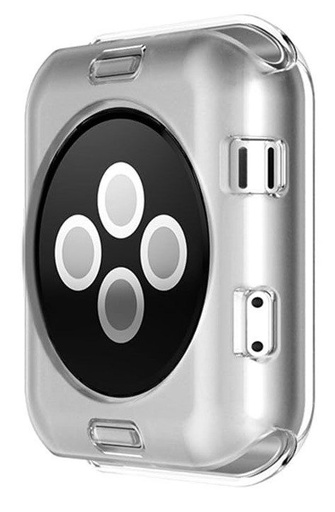 Hoco WS1 Apple Watch 7 / Watch 8 41mm TPU husă (Transparent)