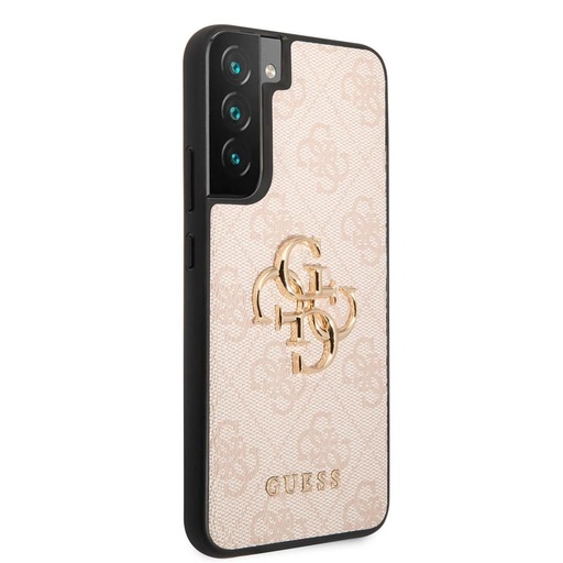 Samsung Galaxy S23+ Guess PU 4G Metal Logo husă (Roz) - GUHCS23M4GMGPI