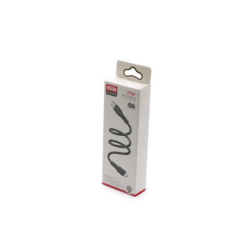 XO NBQ231A Rock Series USB-C–Lightning cablu de date (Negru) – 27W