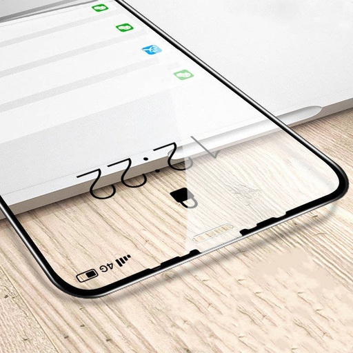 Samsung Galaxy S23 Plus Ceramică sticlă securizată transparent (negru ramă)
