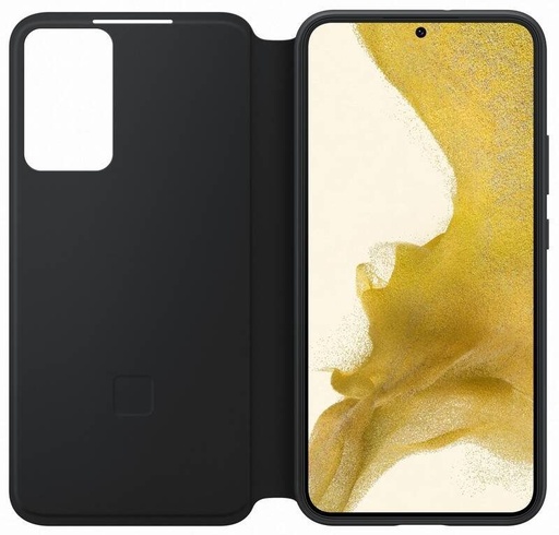 Samsung Galaxy S22 Plus Transparent View husă tip carte (Negru)