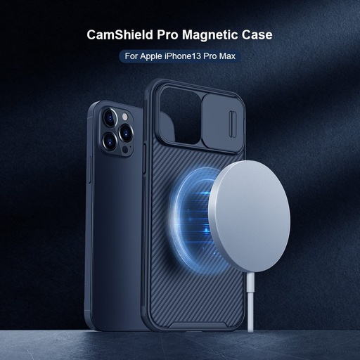 Apple iPhone 13 Pro Max Nillkin CamShield Pro MagSafe husă spate (Negru)