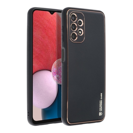 Samsung Galaxy A13 4G Forcell piele husă spate (Negru)