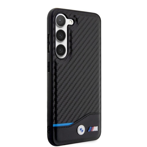 Samsung Galaxy S23+ BMW M PU Carbon husă – Albastru Line (Negru) - BMHCS23M22NBCK