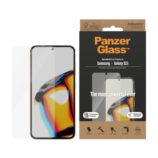 Samsung Galaxy S23 5G PanzerGlass ultra wide fit premium sticlă securizată transparent