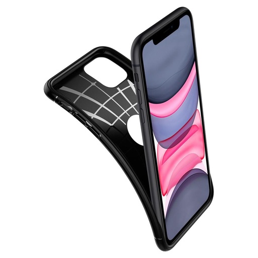 Apple iPhone 11 Spigen Rugged armor anti-șoc husă (Negru)