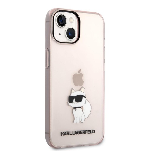 Apple iPhone 14 Karl Lagerfeld IML Choupette NFT husă (Roz) – KLHCP14SHNCHTCP