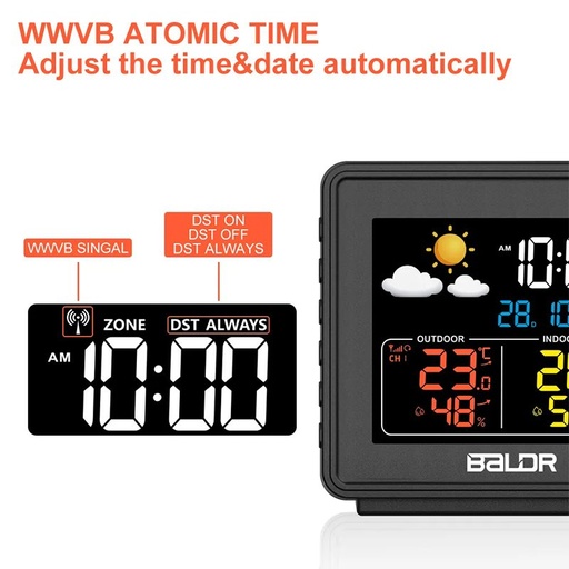 Weather Station B0367 negru