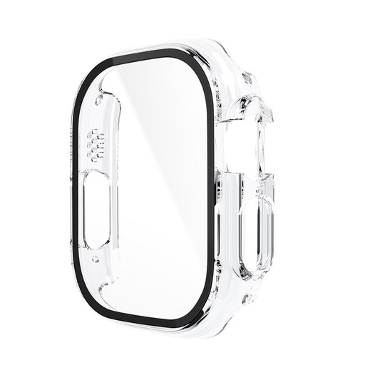 Apple Watch Ultra Hoco WS6 Shadow series husă integrat cu folie de protecție ecran (Transparent)