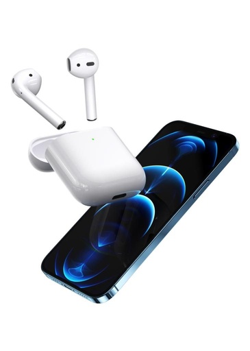 XO ES22 fără fir headset fără fir cu încărcare alb