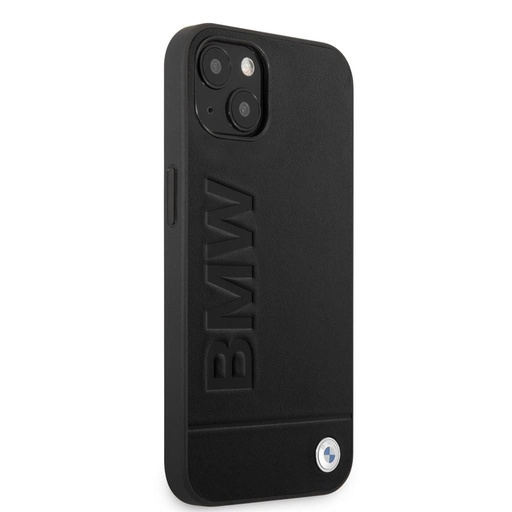 Apple iPhone 14 Plus BMW Leather Hot Stamp husă (Negru) - BMHCP14MSLLBK