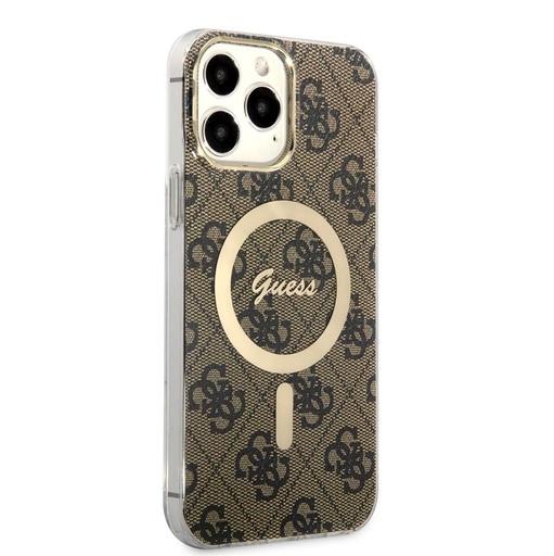 Apple iPhone 13 Pro Max Guess 4G IML MagSafe husă (Maro) - GUHMP13XH4STW