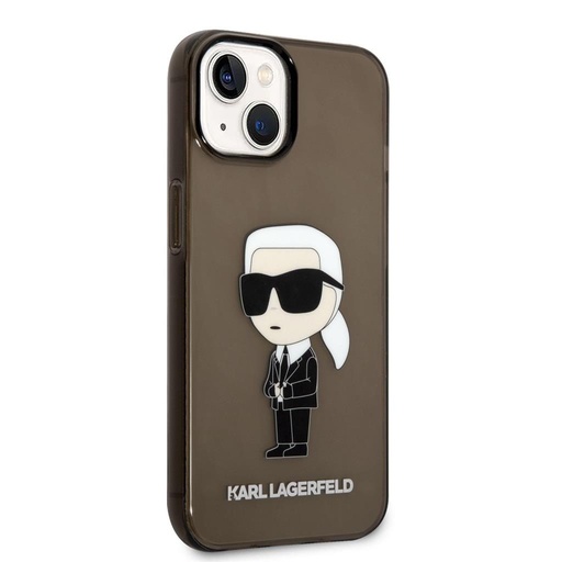Apple iPhone 14 Plus Karl Lagerfeld IML Iconic NFT husă (Negru) – KLHCP14MHNIKTCK