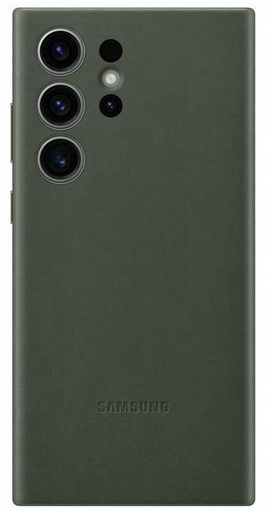 Samsung Galaxy S23 Ultra Leather husă (Verde)