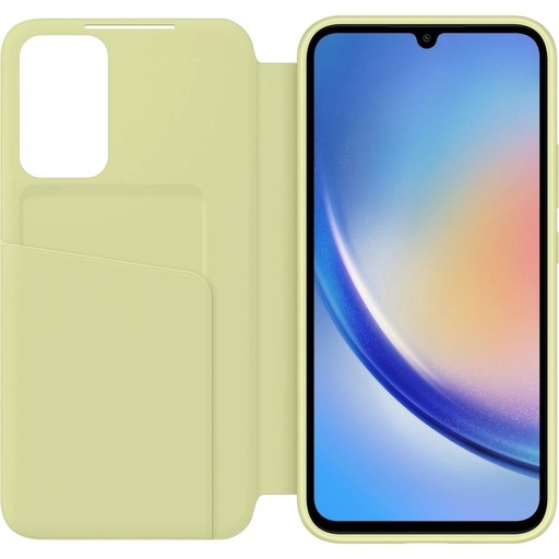 Samsung Galaxy A34 5G Smart View husă tip carte (Lime)