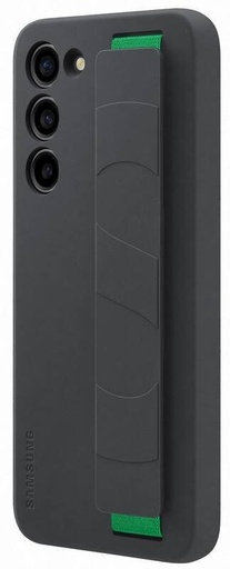 Samsung Galaxy S23 Plus Silicone Cover husă cu cordon (Negru)