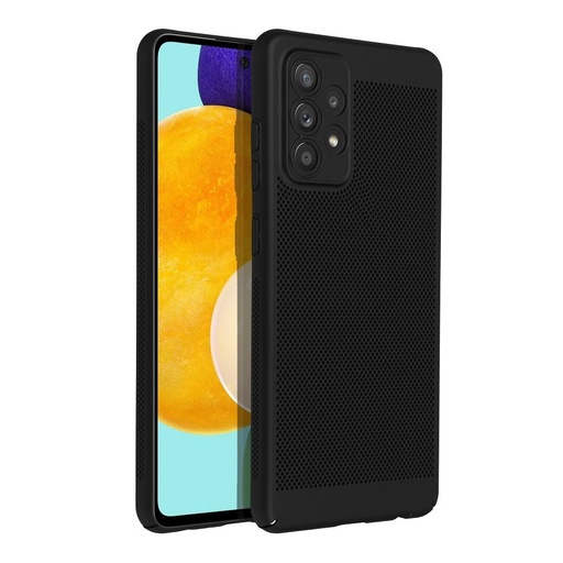 Samsung Galaxy A52 4G / Galaxy A52 5G / Galaxy A52s 5G Breezy perforat plastic husă spate (Negru)