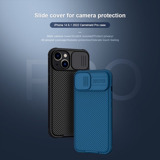 Apple iPhone 14 Nillkin Camshield Pro husă spate (negru)