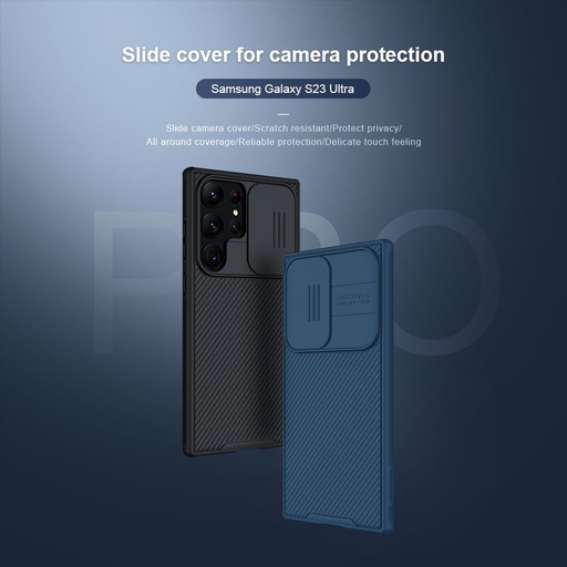 Samsung Galaxy S23 Ultra Nillkin Camshield Pro husă spate (Negru)