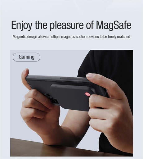 Samsung Galaxy S23 Ultra Nillkin Super Frosted Shield Pro MagSafe husă spate (negru)