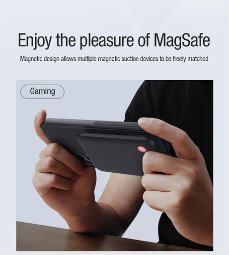 Samsung Galaxy S23 Plus Nillkin Super Frosted Shield Pro MagSafe husă spate (Negru)