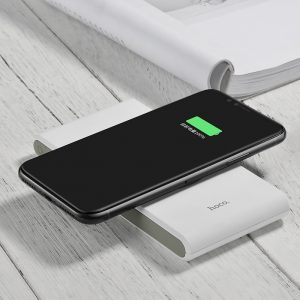 Hoco B32 power bank (fără fir încărcare), 8000 mAh, 2,1A, negru
