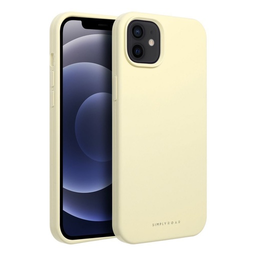 Apple iPhone 12 Roar Cloud Skin husă spate (deschis galben)