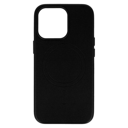 Apple iPhone 14 Pro magsafe leather husă spate (Negru)