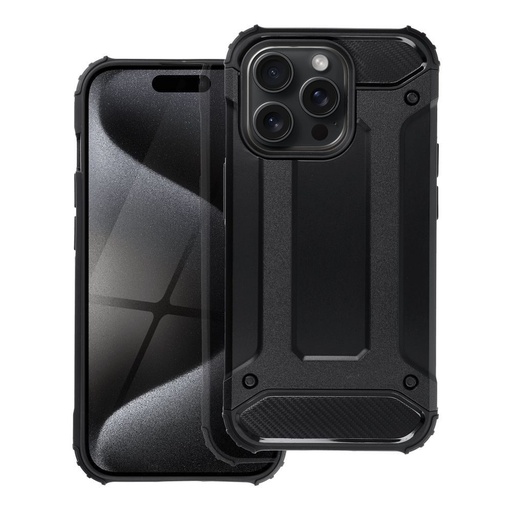 Apple iPhone 15 Pro armor anti-șoc husă spate (Negru)