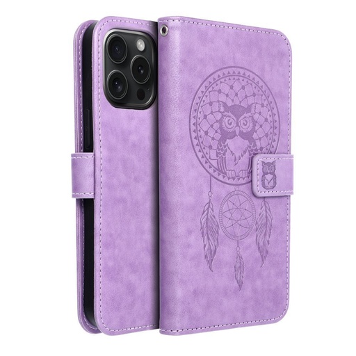 Apple iPhone 15 Pro Max Forcell MEZZO cu clapetă husă (Mov)