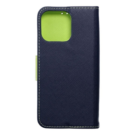 Apple iPhone 15 Pro Max Fancy book husă tip carte (albastru-lime)